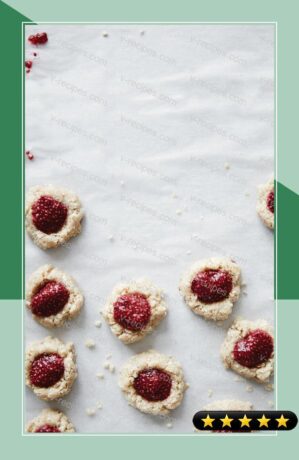 Oat and Cashew Thumbprint Cookies with Berry-Chia Jam recipe