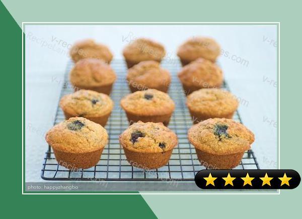 Buttermilk Bran and Blueberry Muffins recipe
