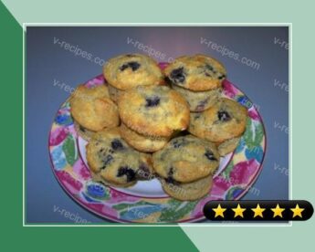 Apple-Blueberry Corn Muffins recipe