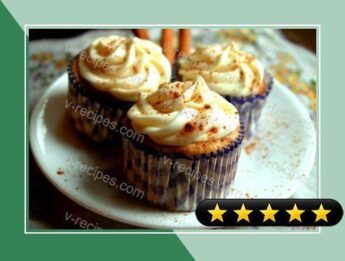 Apple Cider Cupcakes with Cider Spiked Cream Cheese Frosting recipe