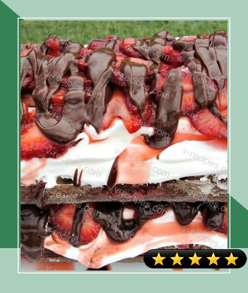 Chocolate Strawberry Torte Recipe recipe