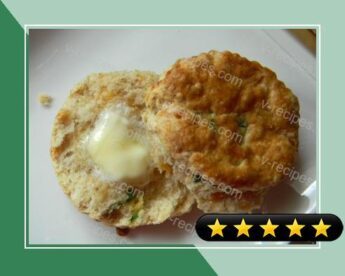 Cheddar And Onion Whole Grain Biscuits recipe