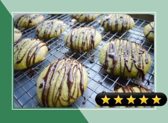 Matcha Chocolate Drizzle Cookies recipe
