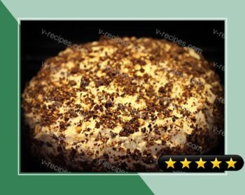 Chocolate, Hazelnut & Coffee Cake with Mascarpone Cheese Icing recipe
