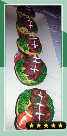 Game Day Football Cupcakes recipe