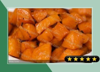 Paleo Maple Syrup Roasted Sweet Potatoes recipe