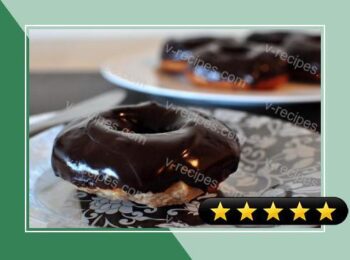 Chocolate Glazed Baked Doughnuts recipe