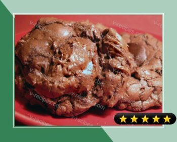 Double Chocolate-Nut Decadent Cookies recipe
