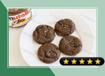 Nutella Cookies with Sea Salt recipe
