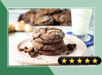 Chocolate Ginger Molasses Cookies recipe
