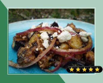Grilled Eggplant and Feta Cheese Salad (Bobby Flay) recipe