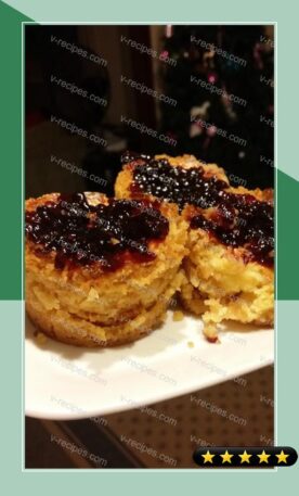 Mini Lemon and Blueberry Cheesecake Cupcakes recipe