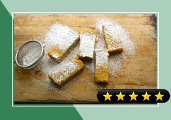 Lemon Bars with Brown Butter Crust recipe