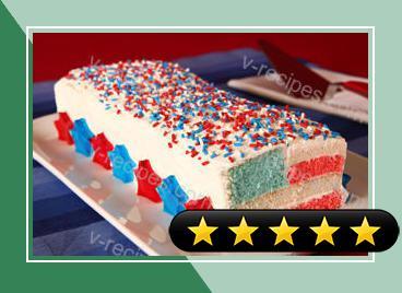 Star-Spangled Flag Cake recipe