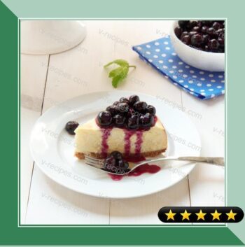 Cheesecake With Blueberry Topping recipe