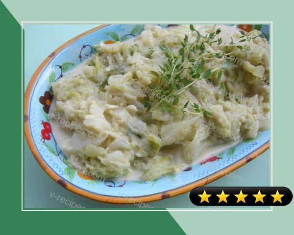 French Style Creamed Cabbage recipe