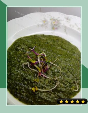 Creamy Spinach cooked in Thermomix recipe