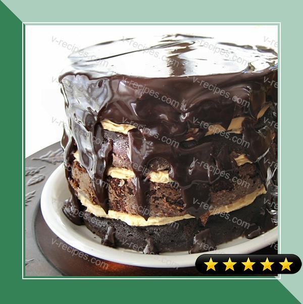 Chocolate Peanut Butter Layer Cake recipe