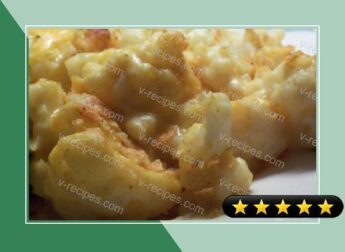 Cauliflower With Cheese and Chips recipe