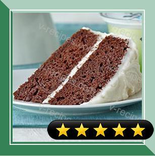 Double Chocolate Cake with Creamy Frosting recipe
