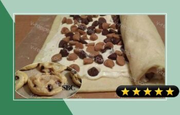 Peanut Butter & Chocolate Chip Cream Cheese Cookies recipe