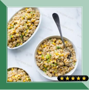Quinoa and Fresh Corn "Fried Rice" recipe