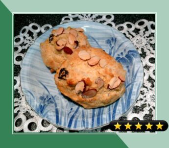 Dried Cherry and Almond Scones recipe