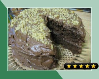 Dark Cocoa Buttermilk Cake With Chocolate Cream Cheese Frosting recipe