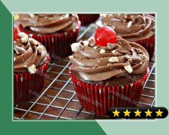 Cherry Chocolate Malt Cupcakes recipe