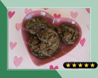 Chocolate Fudge Cookies With Toffee & Dried Cherries recipe