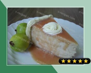Guava Cheesecake With Cashew-Ginger Crust recipe
