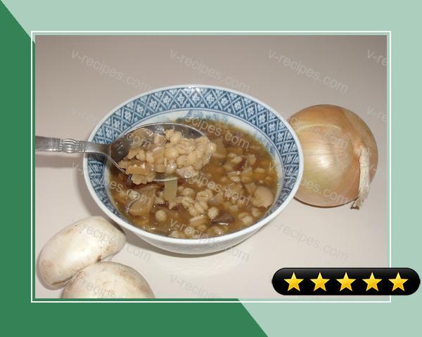 Sophisticated Mushroom Barley Soup Slow Cooker recipe
