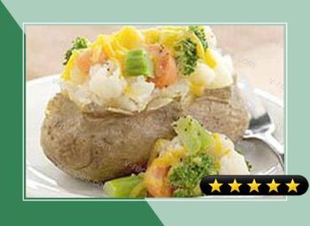 Cheesy Veggie Potato Topping recipe