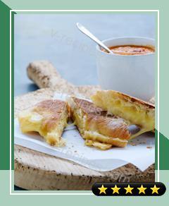 Creamy Sun-Dried Tomato Soup with Cheese Panini recipe