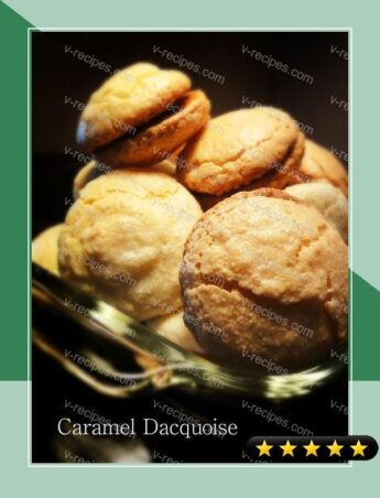 Tangy Caramel Chocolate Dacquoise (Meringue Biscuits) recipe
