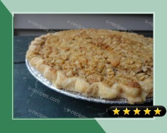 Crumble Topped Apple Pie recipe