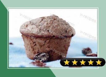 Healthy Double Chocolate Cherry Muffins recipe
