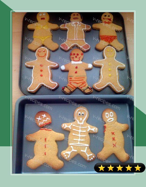 Vickys Gingerbread Men with Christmas & Halloween Decorating Ideas recipe
