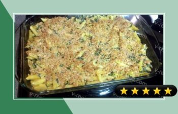 Spinach Mac & Cheese AuGratin recipe