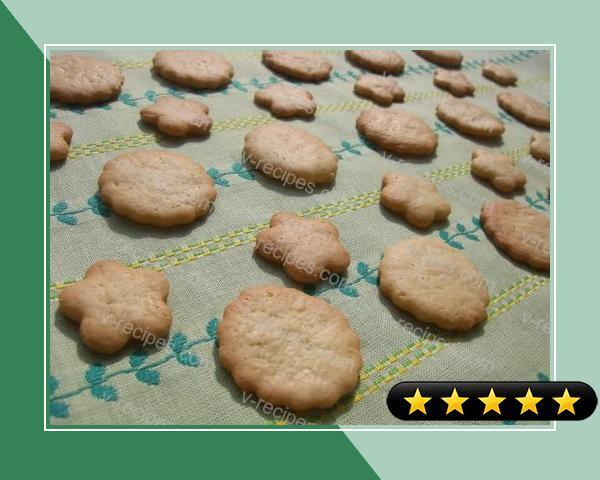 Crunchy Cookies with 10 g of Butter! recipe