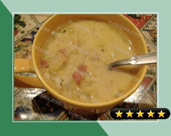Cabbage Soup With Cheese recipe