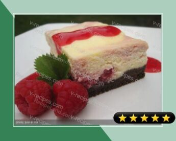 Raspberry Swirl Cheesecake Squares recipe