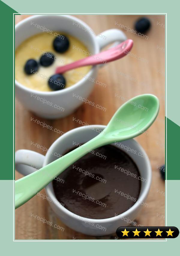 Chocolate and Vanilla Pot de Creme recipe