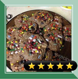 Chocolate Rocky Road Cookies recipe