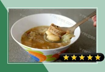 Vegetarian Sausage and White Bean Soup recipe
