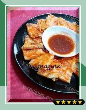 Carrot Jeon (Savory Korean Pancake) recipe