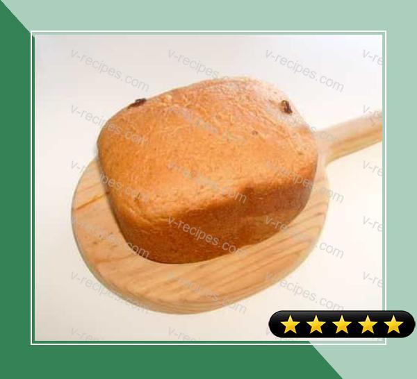 Delicious Breadmaker Raisin Bread recipe