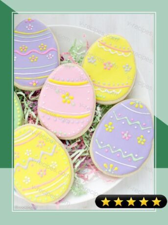 Easter Egg Sugar Cookies with Royal Icing recipe
