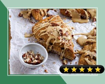Molasses Scones with Candied Ginger & Pecans recipe