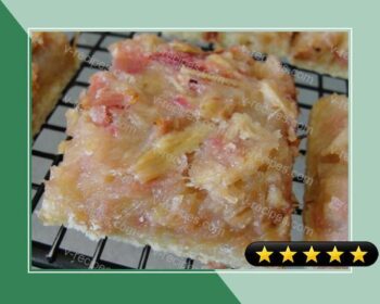 Rhubarb Squares recipe
